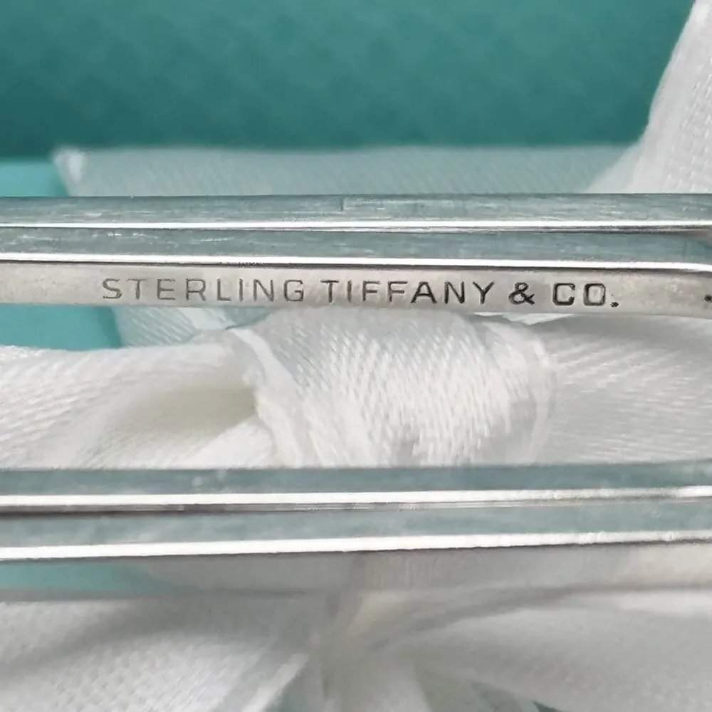 Tiffany & Co. Paperclip Money Clip Sterling Silver 925 2.5” Paper Clip Gift Box